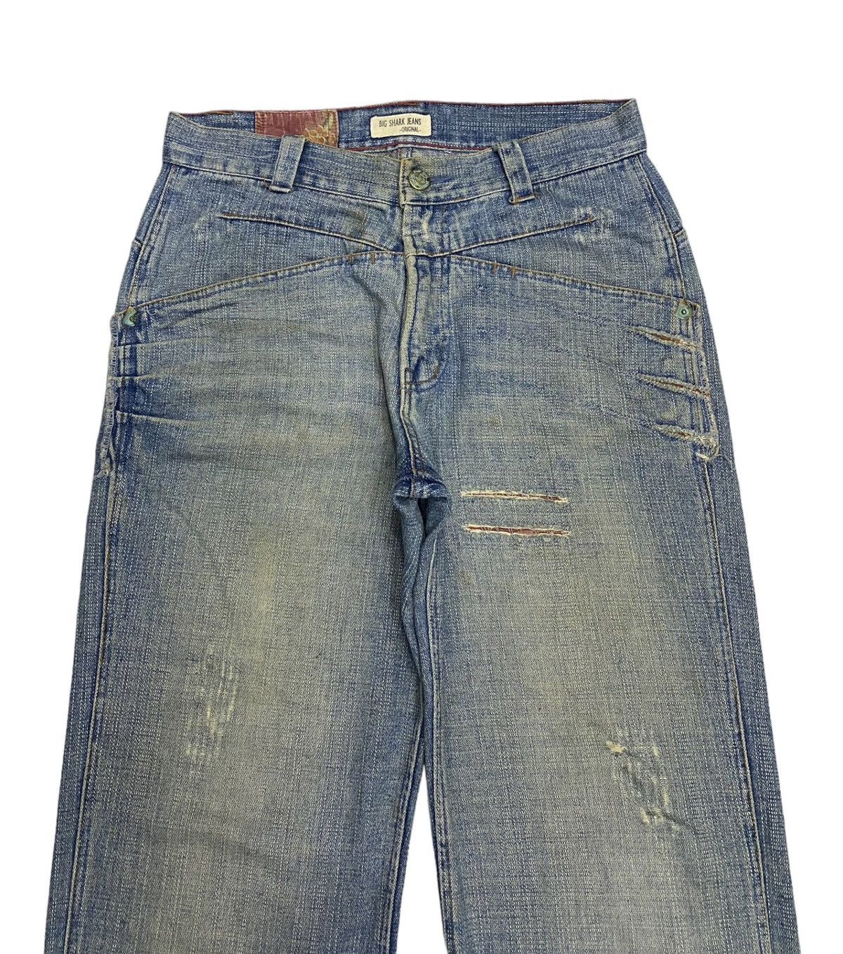 Hysteric Glamour × If Six Was Nine BAGGY JEANS BIG SHARK JEANS DISTRESSED BAGGY DENIM JEANS Size US 32 / EU 48 - 4 Thumbnail