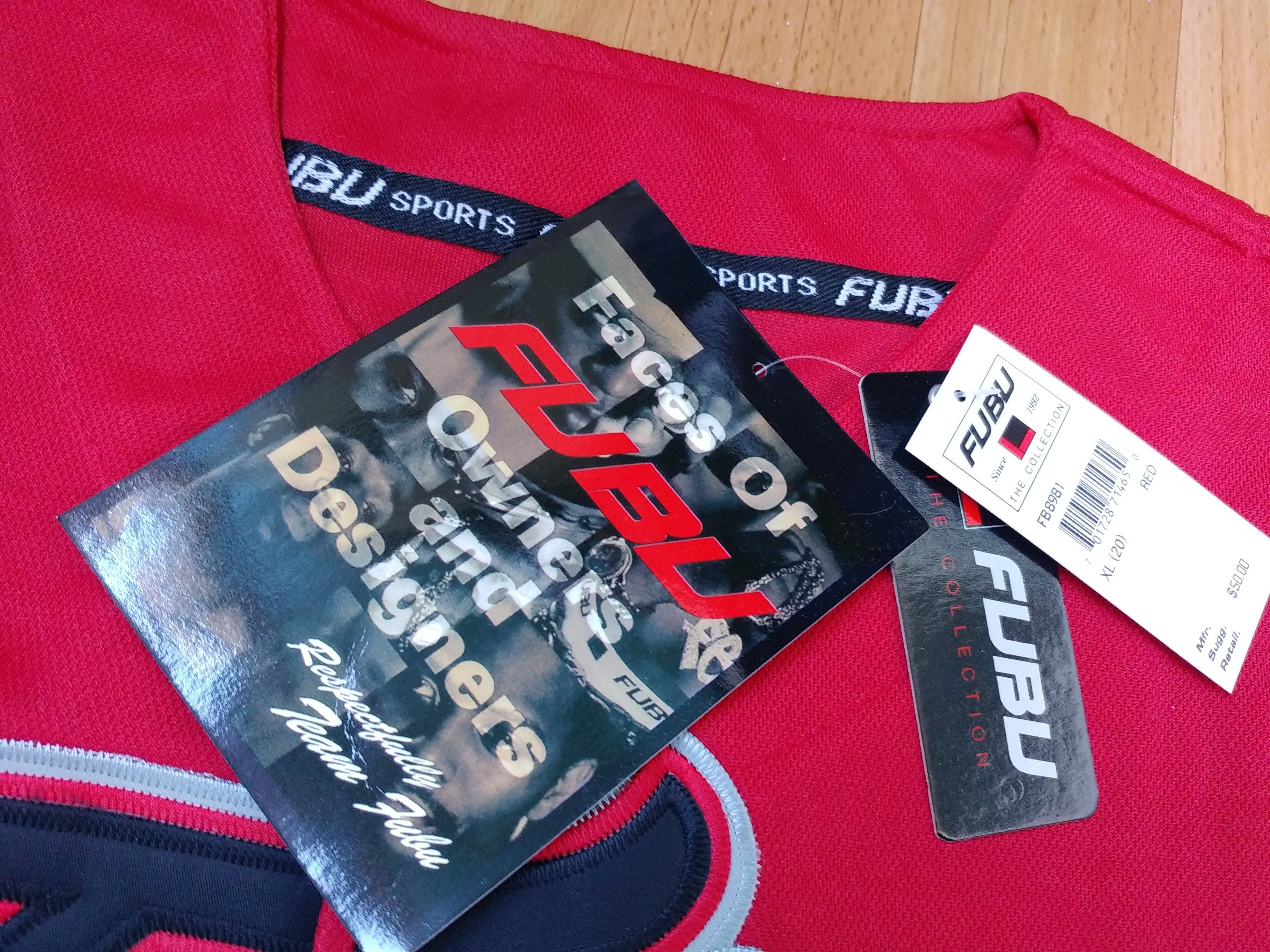 Fubu FUBU jersey, vintage hip hop t-shirt, 90s, 1990s, Y2K size L Size US L / EU 52-54 / 3 - 6 Thumbnail