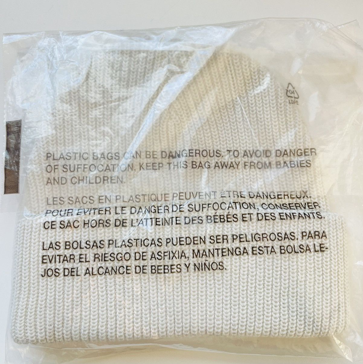 Teddy Fresh FW20 Teddy Fresh Beanie NATURAL Size ONE SIZE - 2 Thumbnail