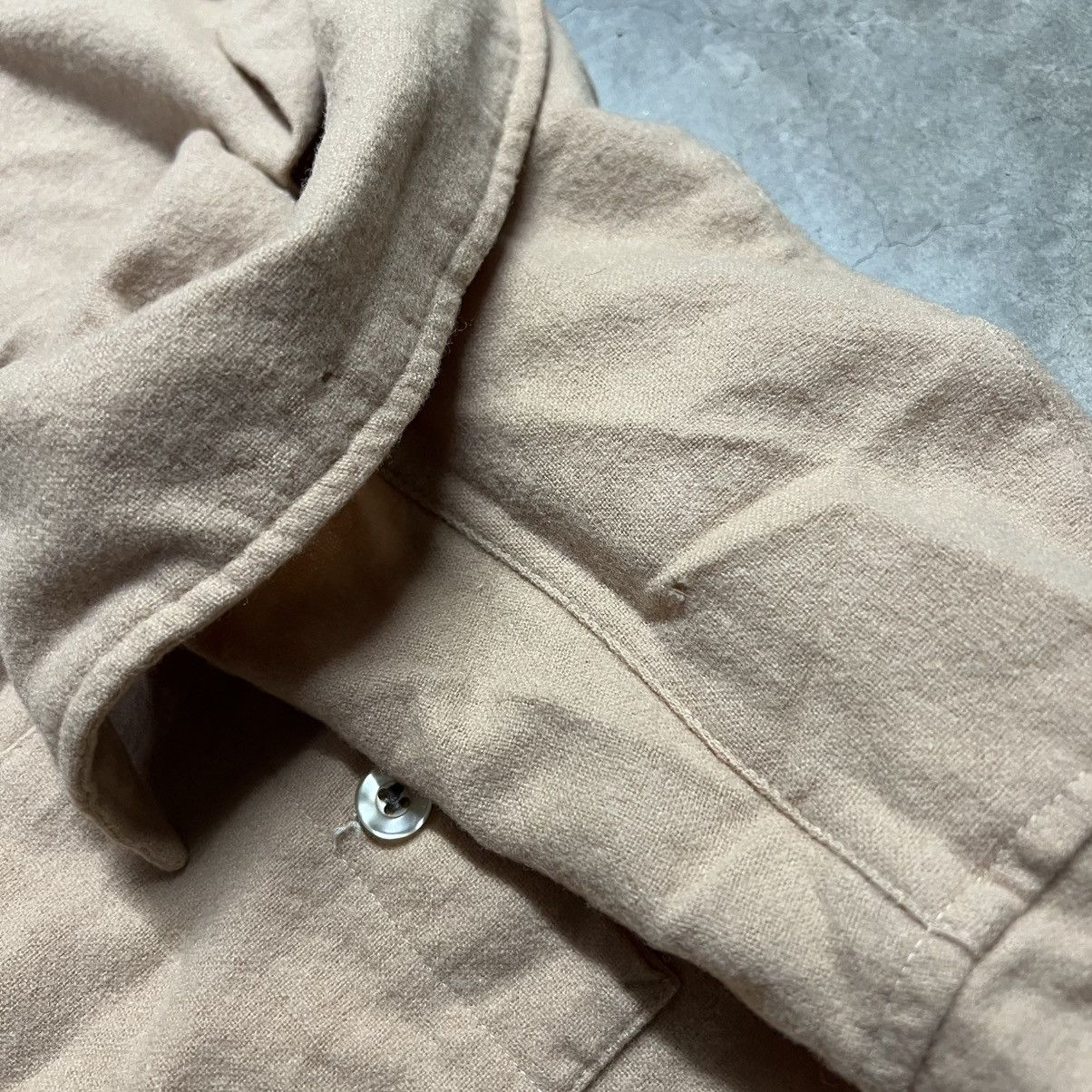 Pendleton × Vintage Vintage 90’s Pendleton 🇺🇸 CPO Loop-Collar Wool L/S Shirt Size US XL / EU 56 / 4 - 12 Thumbnail