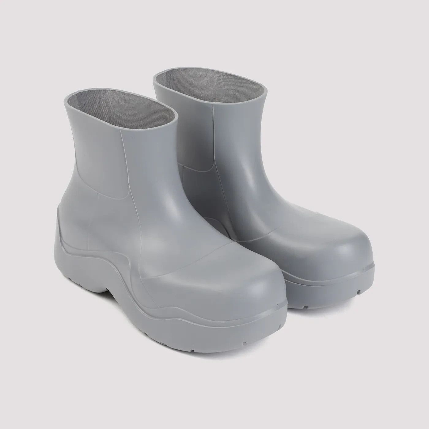 Bottega Veneta o1lv12m1024 Puddle Ankle Boots in Grey Size US 6 / EU 39 - 2 Thumbnail