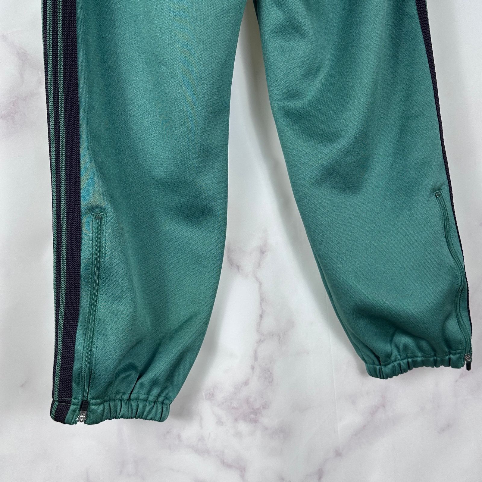Needles Green Pleated Track Pant Jogger Size US 29 - 7 Thumbnail