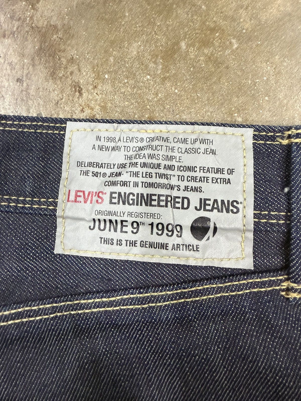Japanese Brand × Levi's × Vintage Vintage 1999 Levi’s engineered Jeans ( boot cut) Size US 30 / EU 46 - 5 Thumbnail