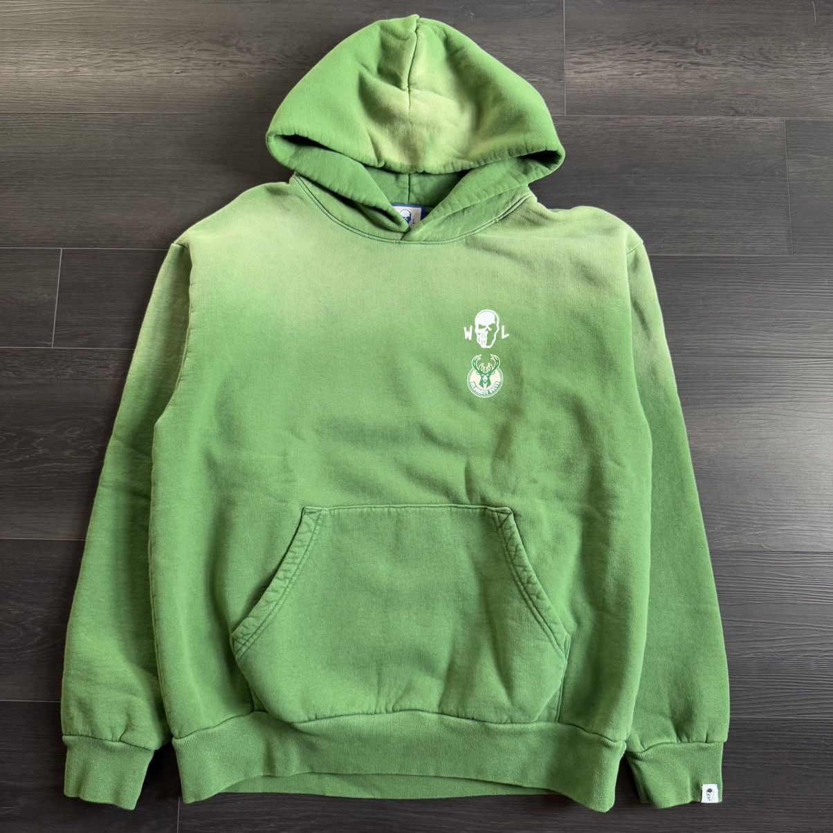 NBA × Warren Lotas Warren Lotas Bucks Mythic Hoodie Faded Green Size US L / EU 52-54 / 3 - 2 Thumbnail
