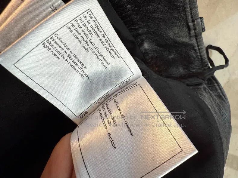 Chanel Chanel Egyptian series beetle deer leather pants Size 24" / US 00 / IT 34 - 5 Thumbnail