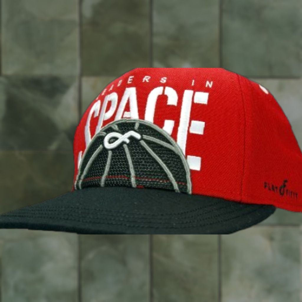 Vintage Flat Fitty Leaders In Space Snapback Hat, Black / Red, One Size, Men, Adjustable, Blacks Size ONE SIZE - 1 Preview