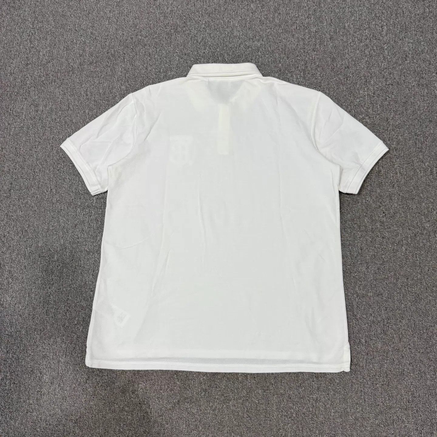 Burberry Burberry White Embroidered TBLogo SS Polo L 99 New Size US L / EU 52-54 / 3 - 2 Thumbnail
