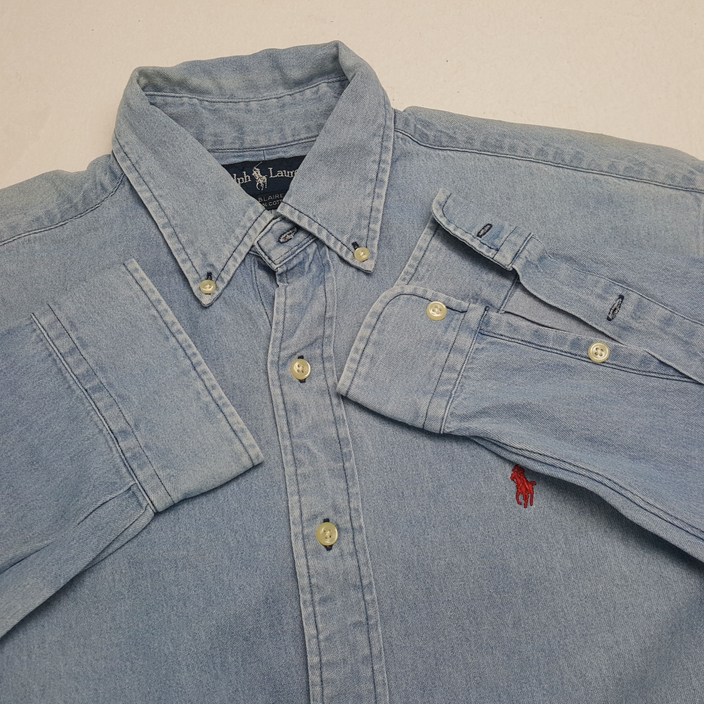 Ralph Lauren × Vintage RALPH LAUREN Fashion Casual Formal Style Shirt Size US S / EU 44-46 / 1 - 7 Thumbnail