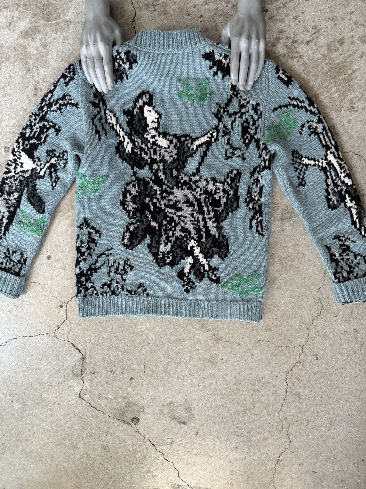 ARCHIVE RUNWAY DIOR JUDY BLAME VIRGIN WOOL KNIT SWEATER