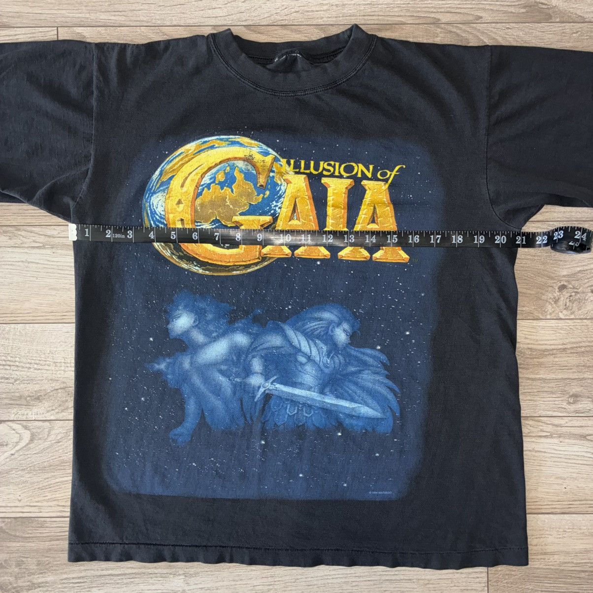 Nintendo 1994 Nintendo Illusion of Gaia black tee shirt Dry Rot Size US L / EU 52-54 / 3 - 6 Thumbnail
