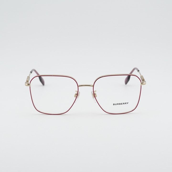 Burberry Burberry BE1382D 1357 Eyeglasses Gold / Purple 55mm Square Size ONE SIZE - 5 Thumbnail