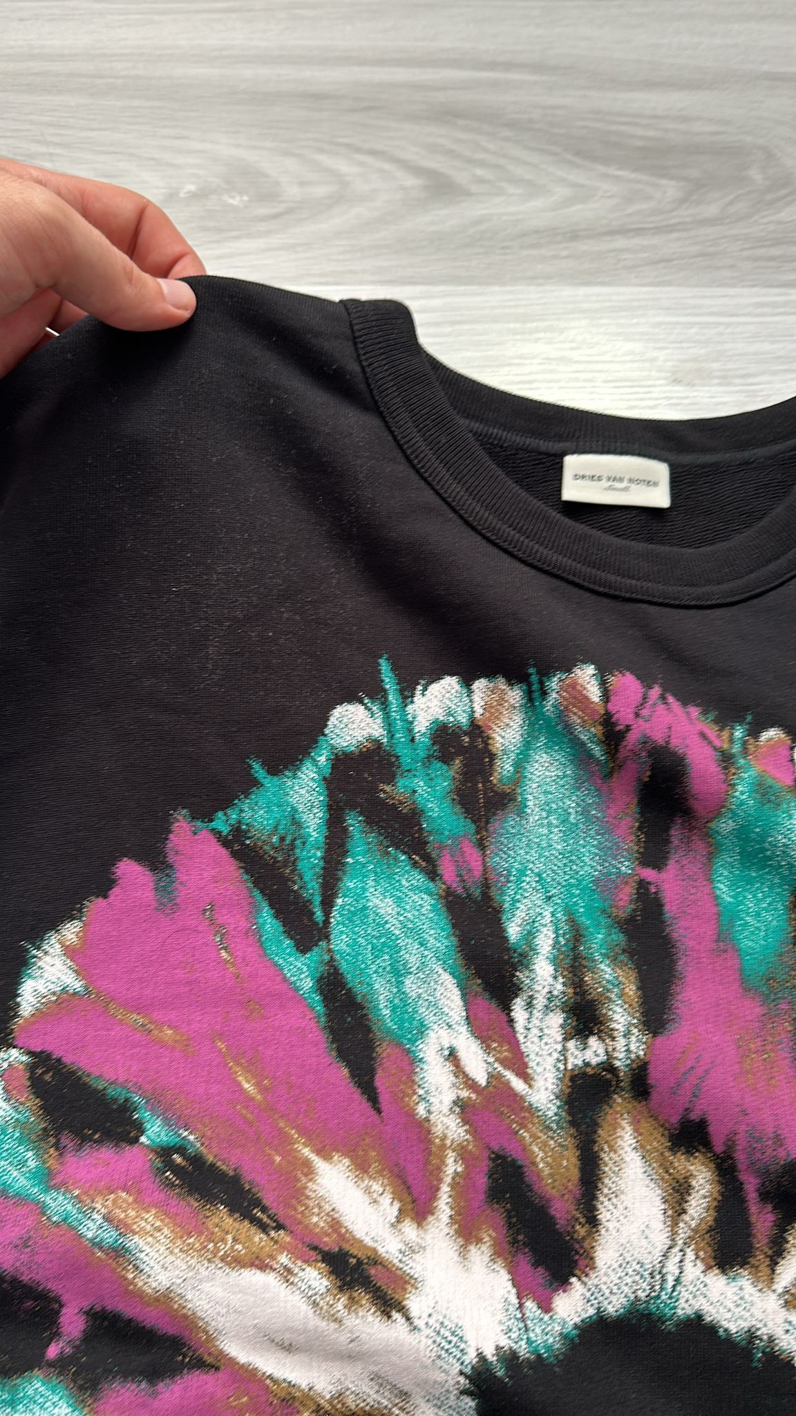 Dries Van Noten Dries Van Noten AW19 Herren Tie Dye Sweatshirt Small Size US S / EU 44-46 / 1 - 4 Thumbnail
