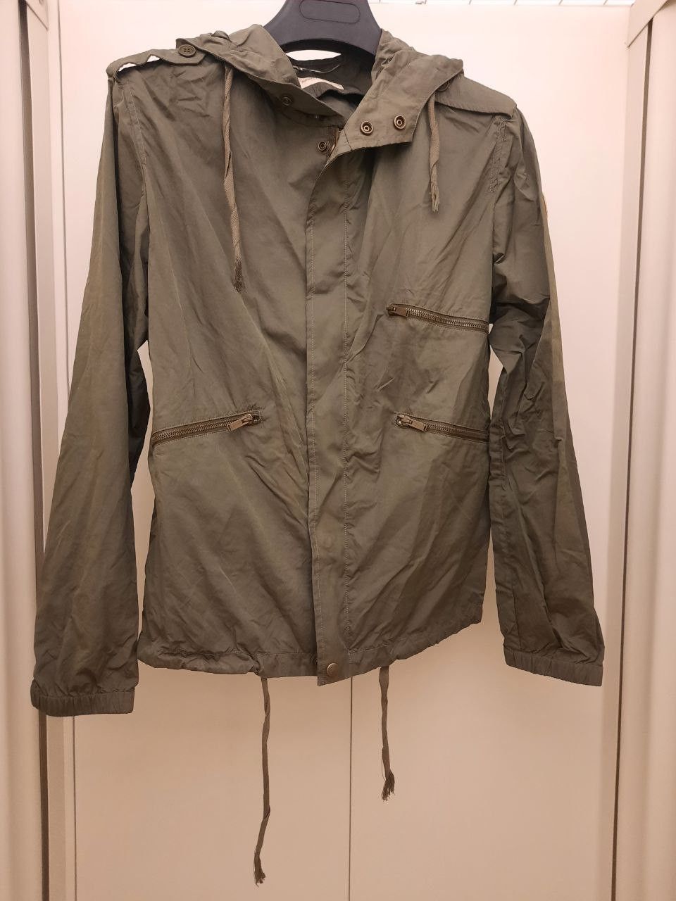 Saint Laurent Paris Old Bond Street Windbreaker Hooded Vintage Parka Size US S / EU 44-46 / 1 - 1 Thumbnail