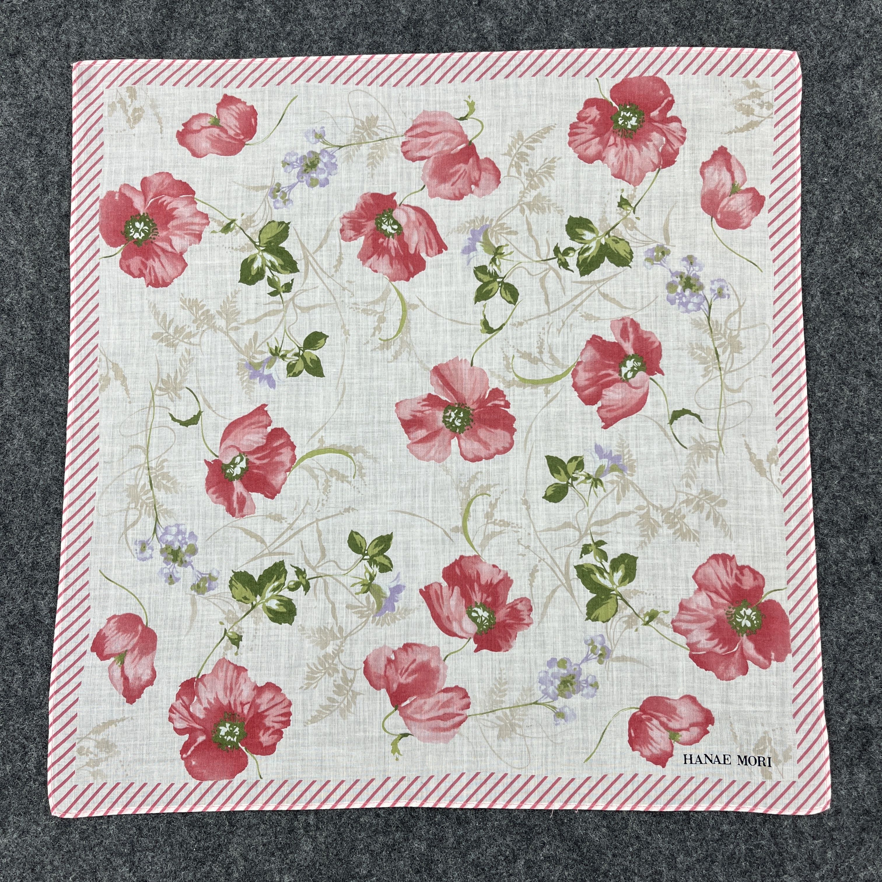 Japanese Brand × Vintage Hanae Mori Bandana / Handkerchief / Neckerchief B314 Size ONE SIZE - 4 Thumbnail