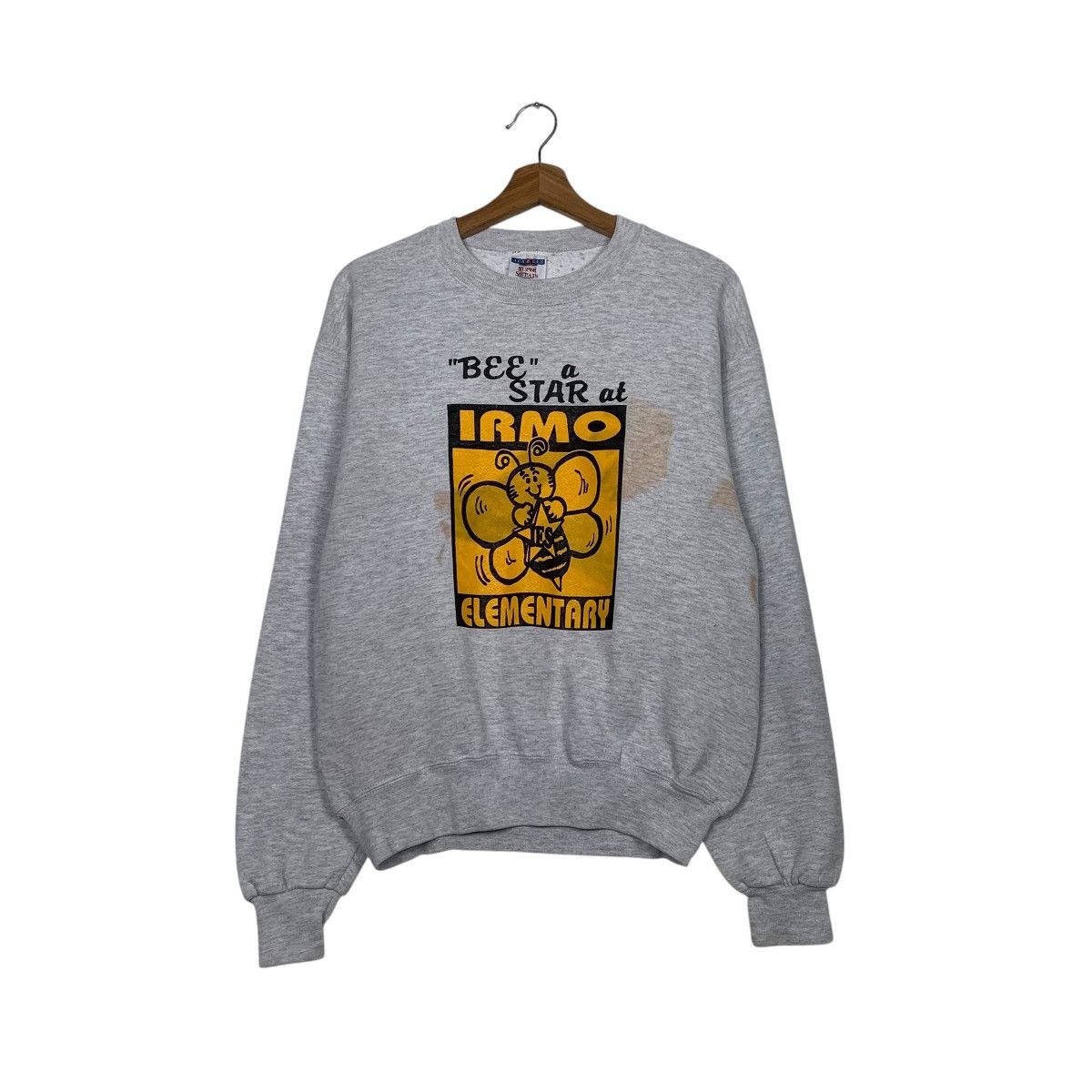 Jerzees Vintage IRMO Elementary Sweatshirt Size US M / EU 48-50 / 2 - 1 Thumbnail