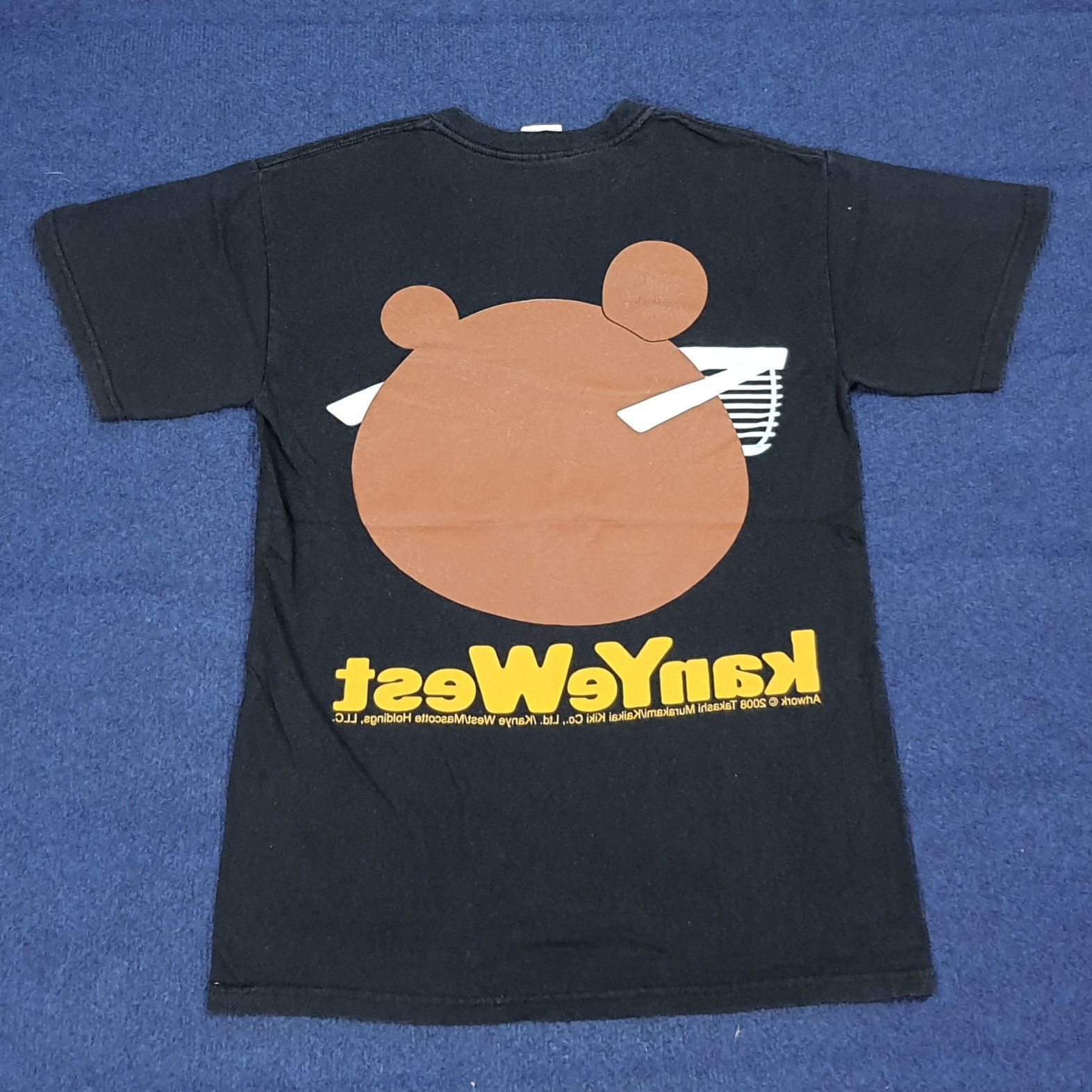 Vintage Vintage 2008 Kanye West College Dropout Bear T-Shirt C276N53 Size US S / EU 44-46 / 1 - 3 Thumbnail