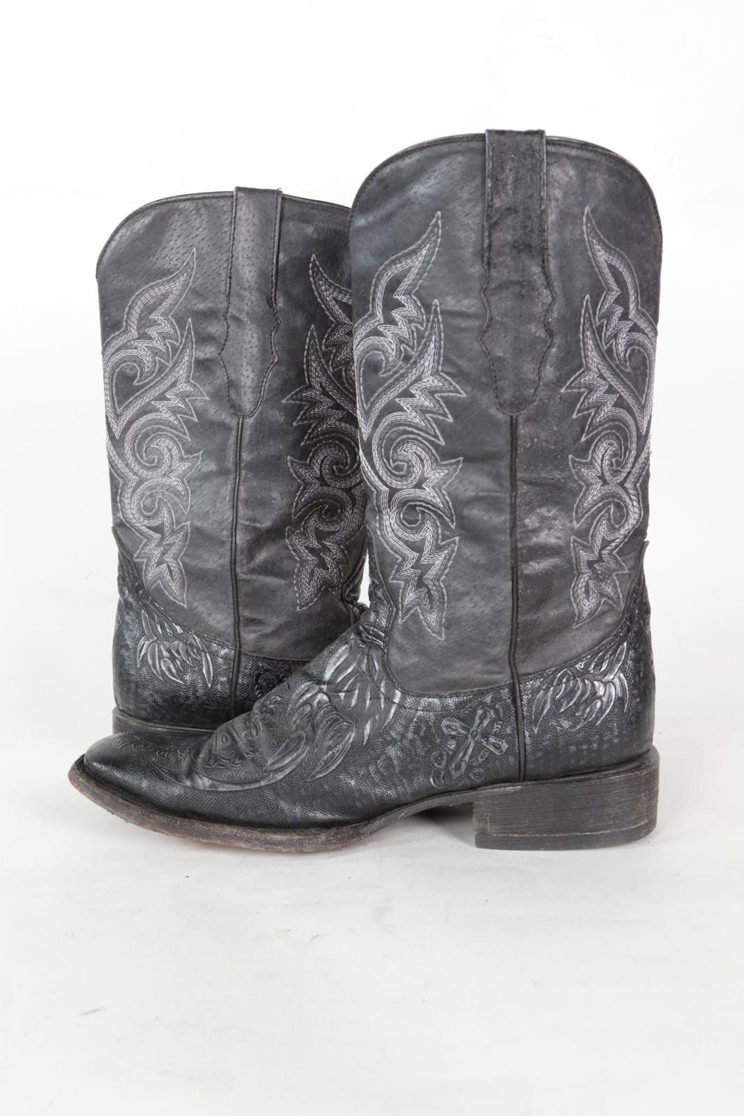 Theory 90's Western Artisan Cowboy Boot Size US 10.5 / IT 40.5 - 5 Thumbnail