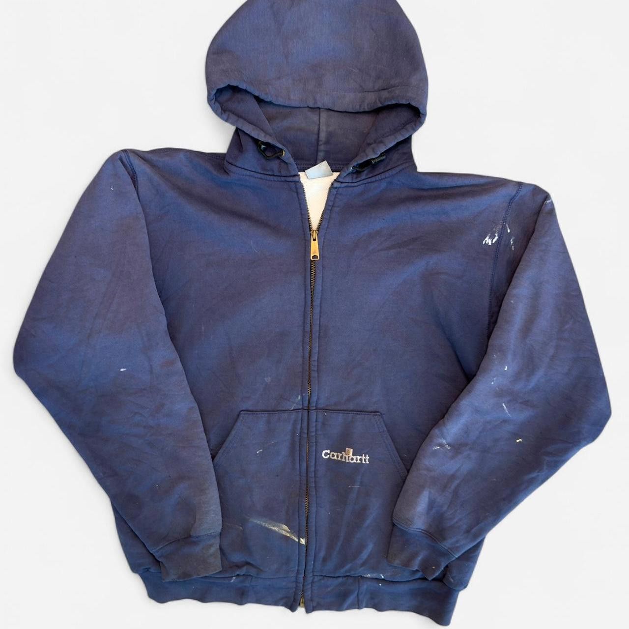 Carhartt Carhartt Men's navy blue Hoodies Size US 27 - 1 Thumbnail