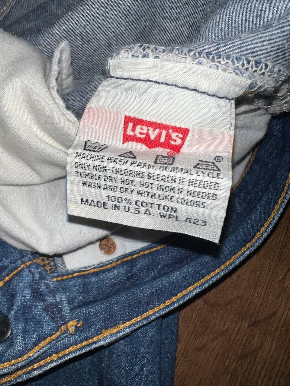 Le Grande Bleu (L.G.B.) × Levi's × Vintage 90s Vintage Levis Lot 501 Jeans Size US 31 - 14 Thumbnail