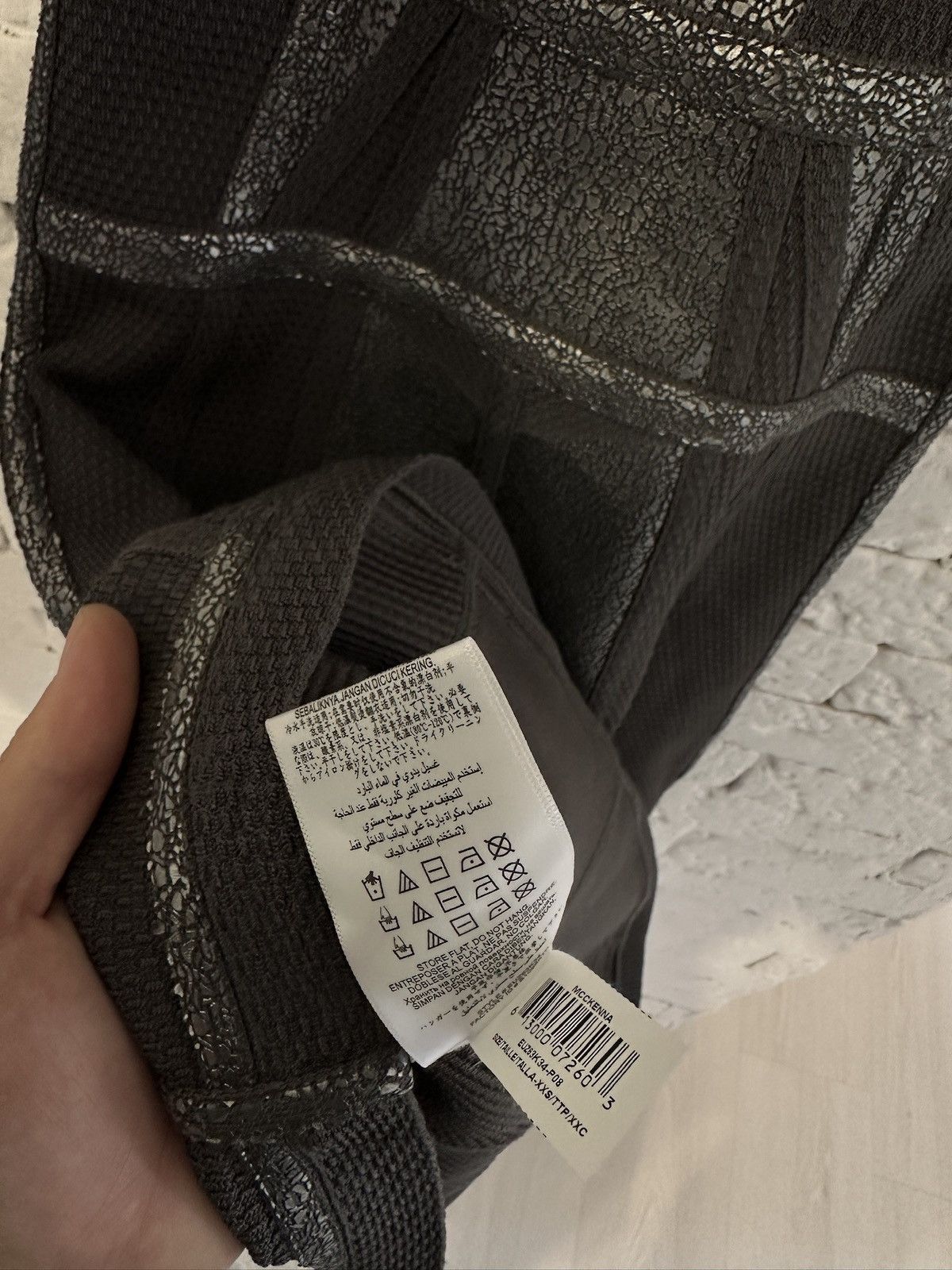 Herve Leger Herve Leger by Max Azria Bodycon Dress XXS Black Silver NWOT Size XXS / US 00 / IT 34 - 5 Thumbnail