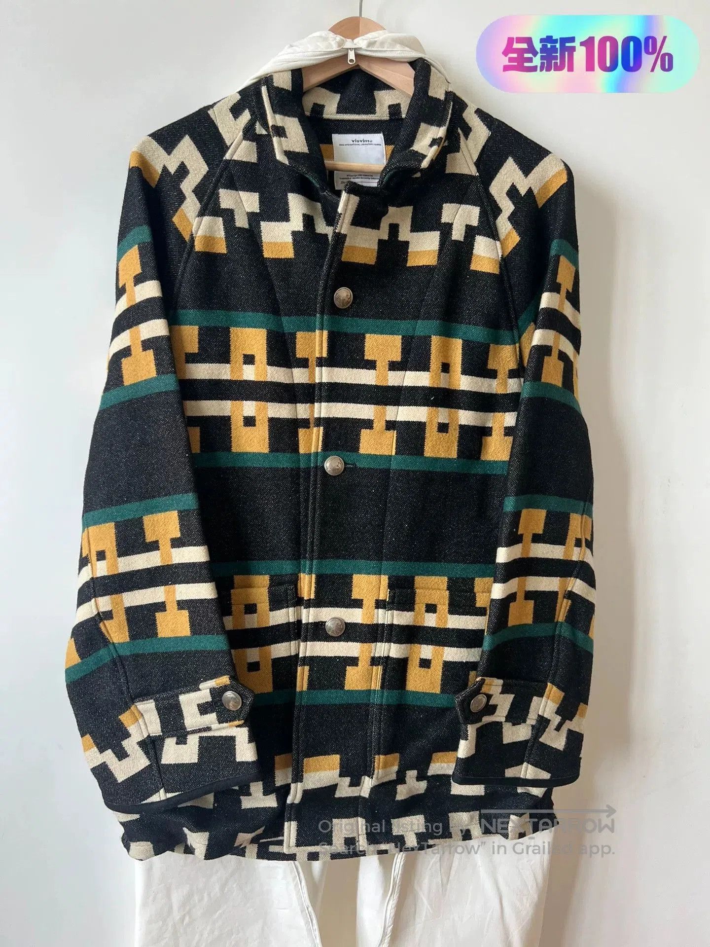 Visvim Visvim Hopiland Coat Native Blanket | Grailed