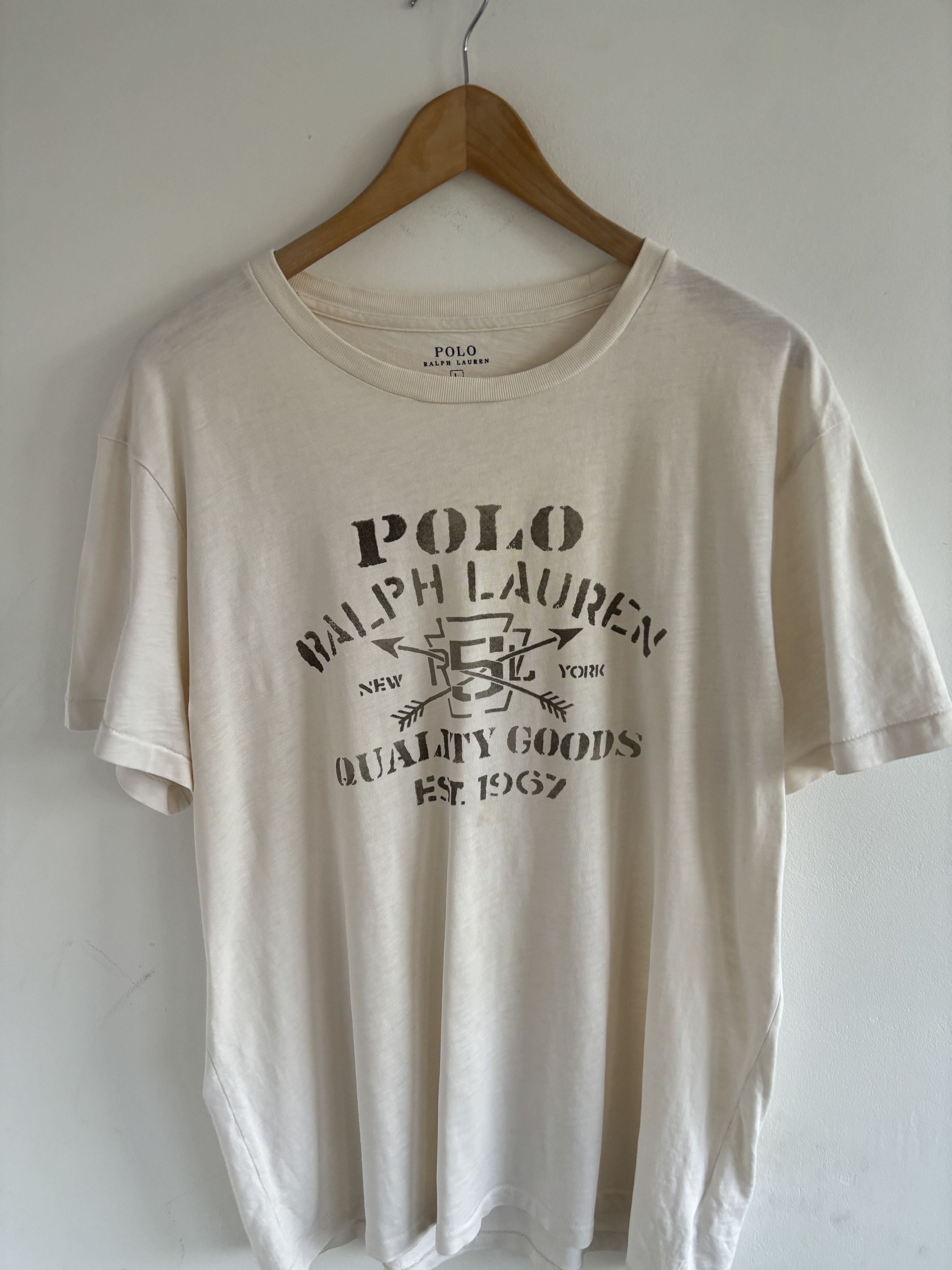 Polo Ralph Lauren × Ralph Lauren Polo Ralph Lauren Heritage Singlastitch Tee Size US L / EU 52-54 / 3 - 2 Thumbnail