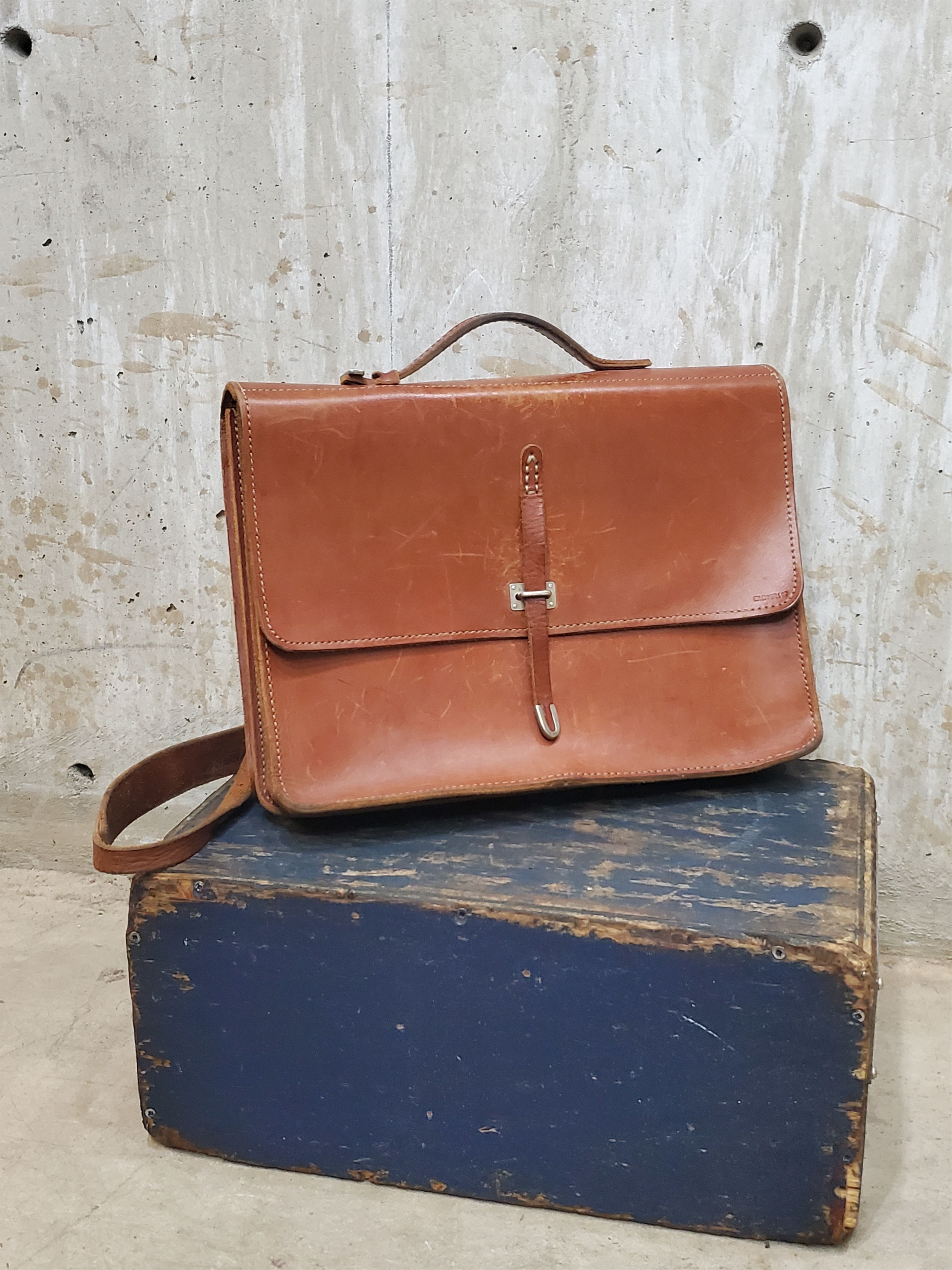 Billykirk Billykirk No. 486 15" Schoolboy Satchel Laptop Bag Size ONE SIZE - 1 Thumbnail