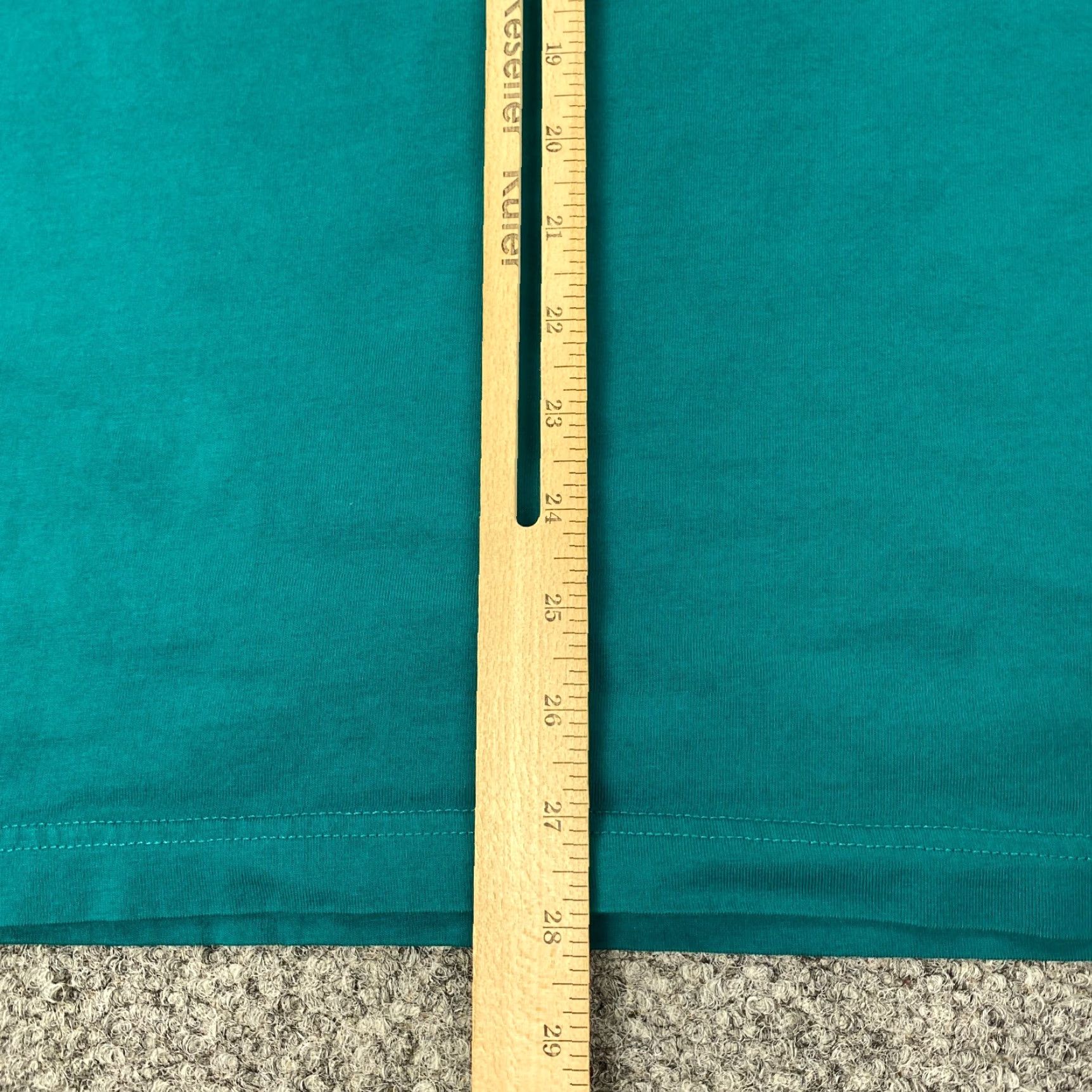 Vintage L.L. Bean Pocket Shirt Mens M Teal Blue Crew Neck Short Sleeve Jersey Regular Fit Pockets T-Shirt Size US M / EU 48-50 / 2 - 7 Thumbnail