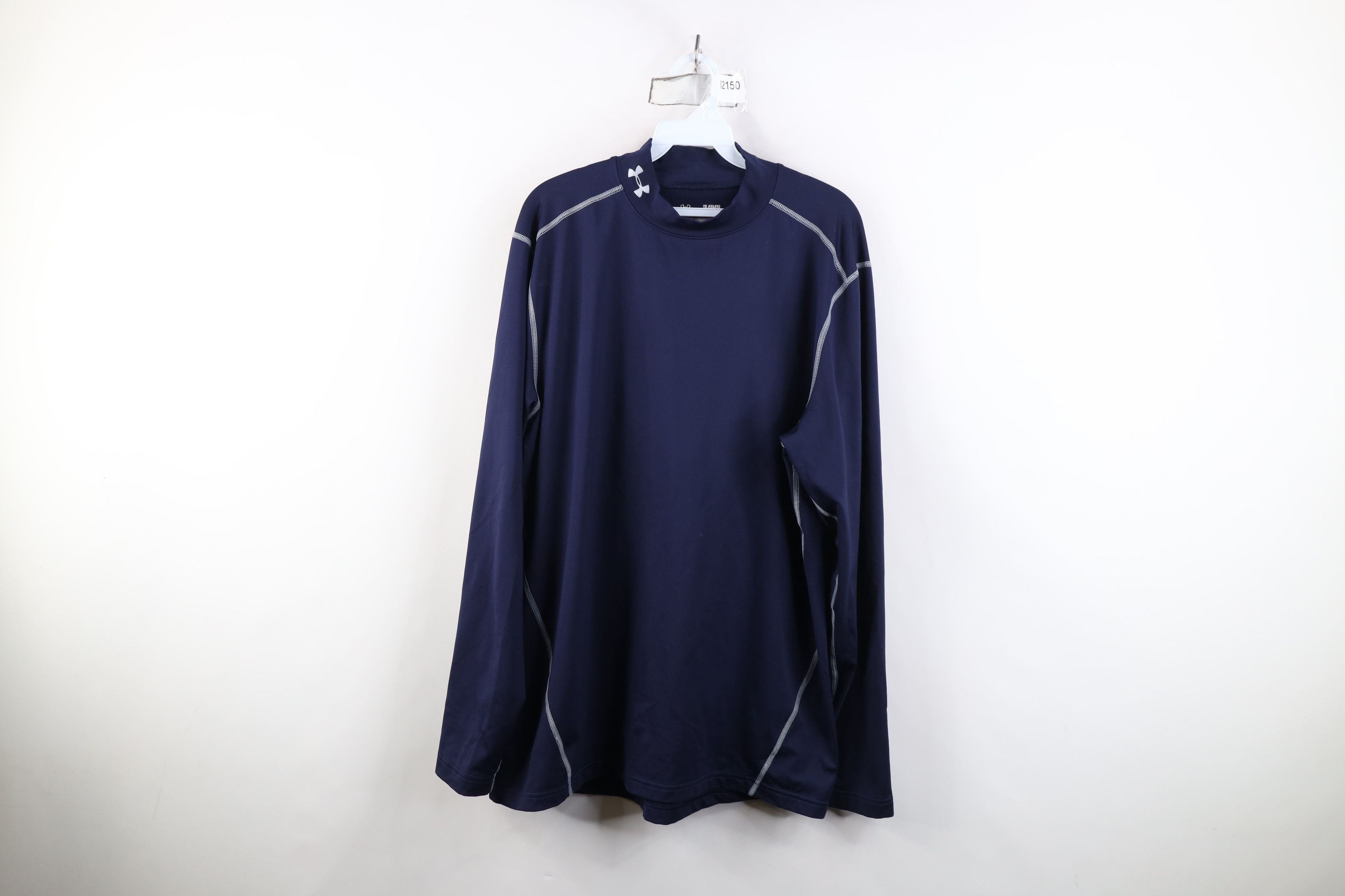 Under Armour Under Armour Compression Mock Neck Long Sleeve T-Shirt Size US XL / EU 56 / 4 - 1 Thumbnail