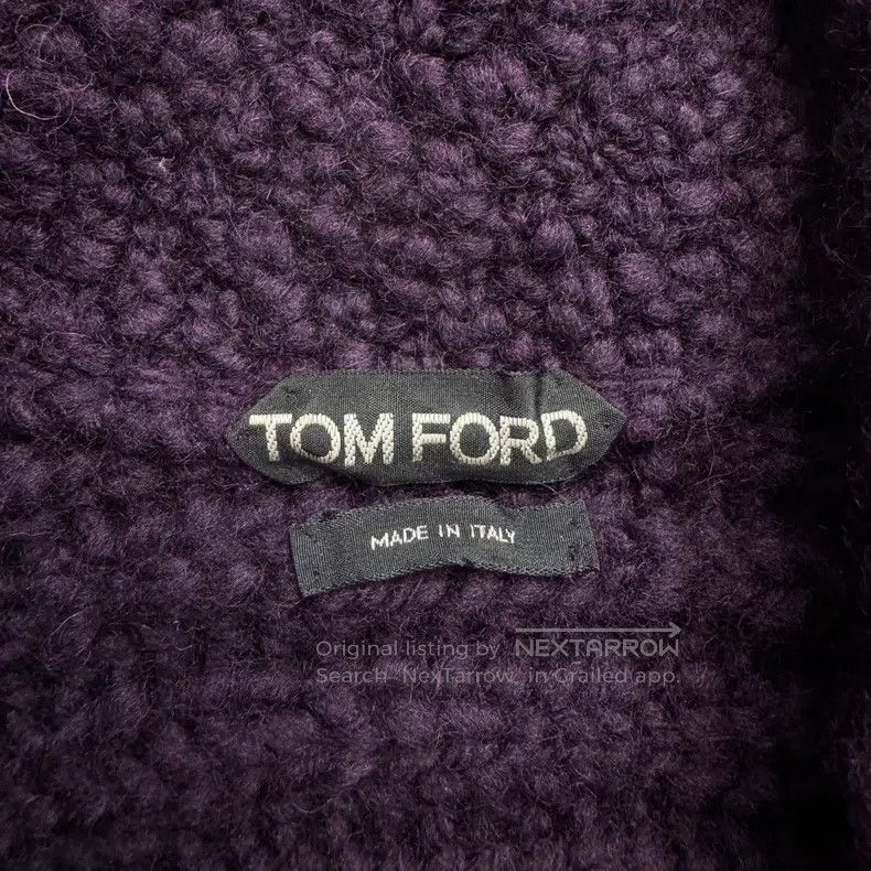 Tom Ford Tom Ford Purple wool knit sweater Size US M / EU 48-50 / 2 - 2 Thumbnail