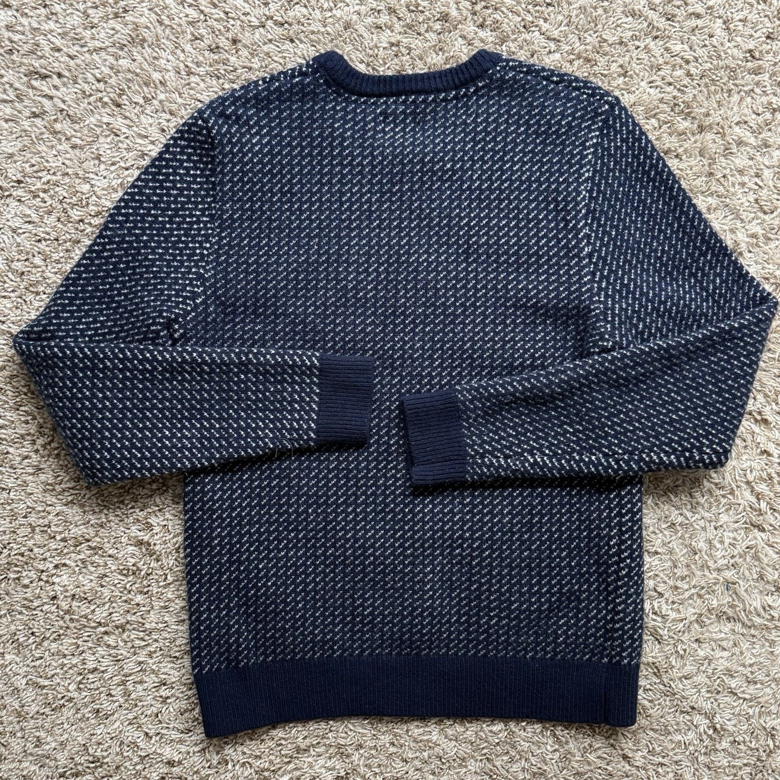 Flint And Tinder Flint and Tinder Sweater Nordic Birdseye Merino Wool Navy Size US M / EU 48-50 / 2 - 4 Thumbnail