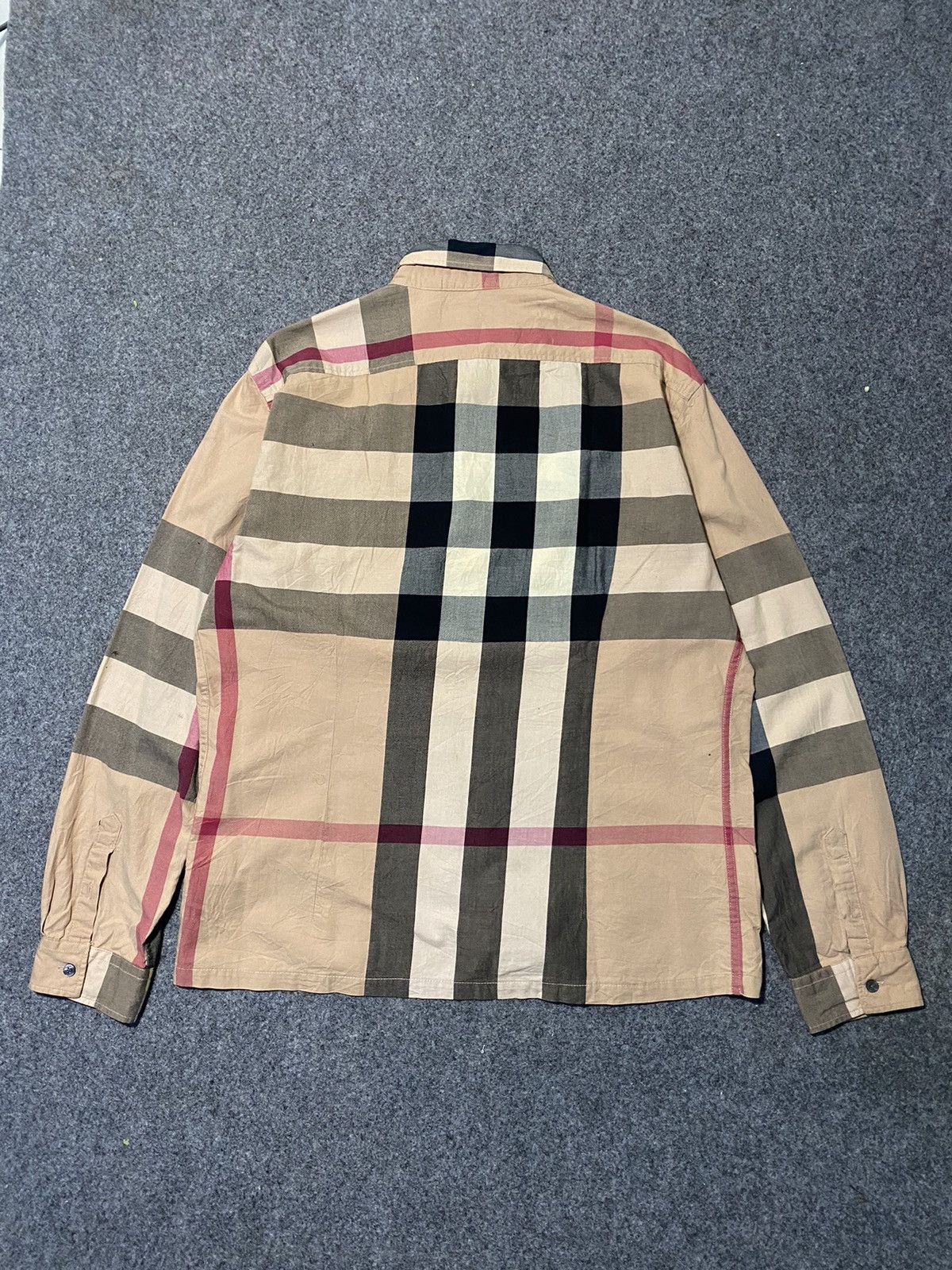 Burberry Burberry Brit Check Long Shirt 🫶 Size US XL / EU 56 / 4 - 3 Thumbnail