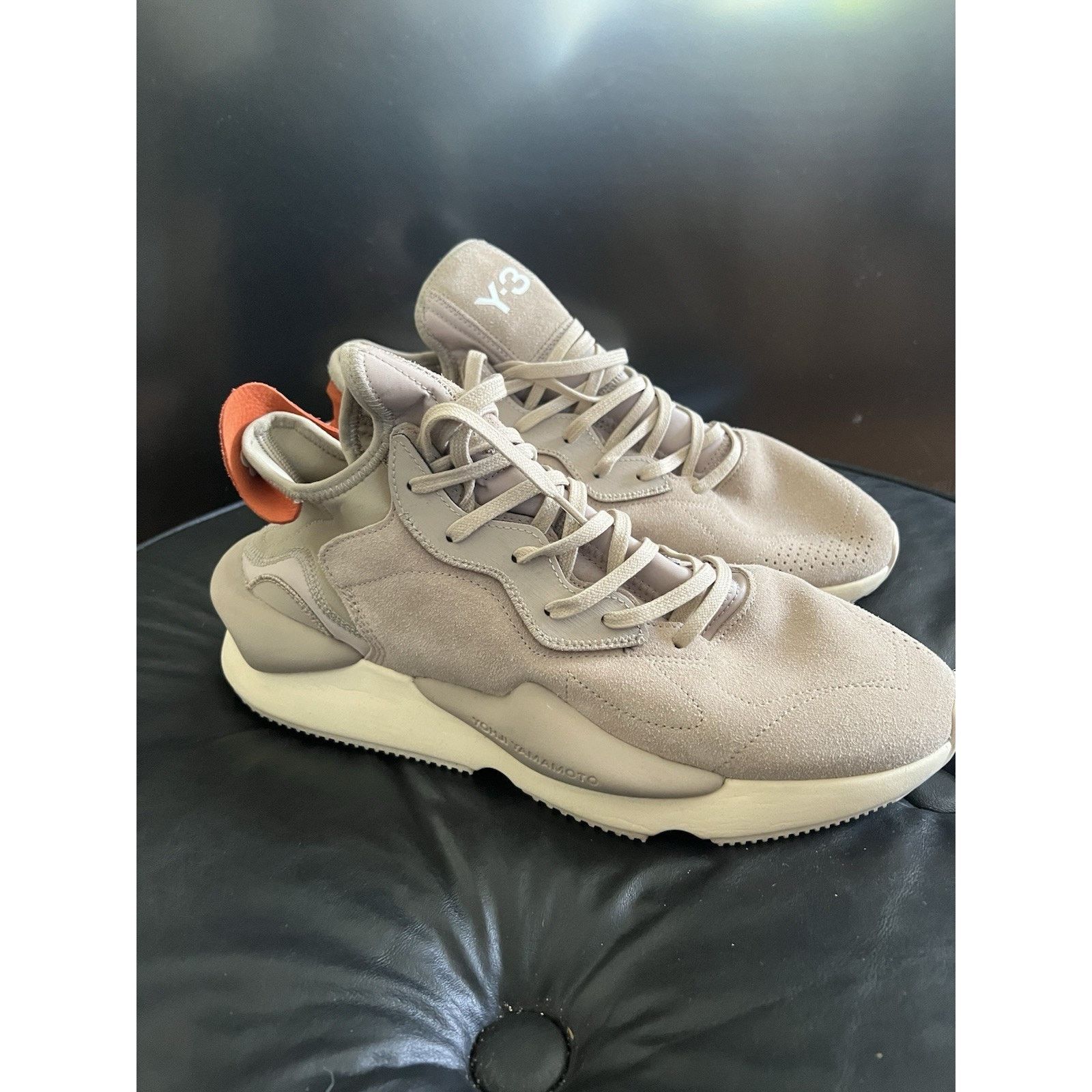 Y-3 Adidas Y-3 Kaiwa Trace Khaki/Fox Orange Yohji Yamamoto Shoes Size US 12 / EU 45 - 3 Thumbnail