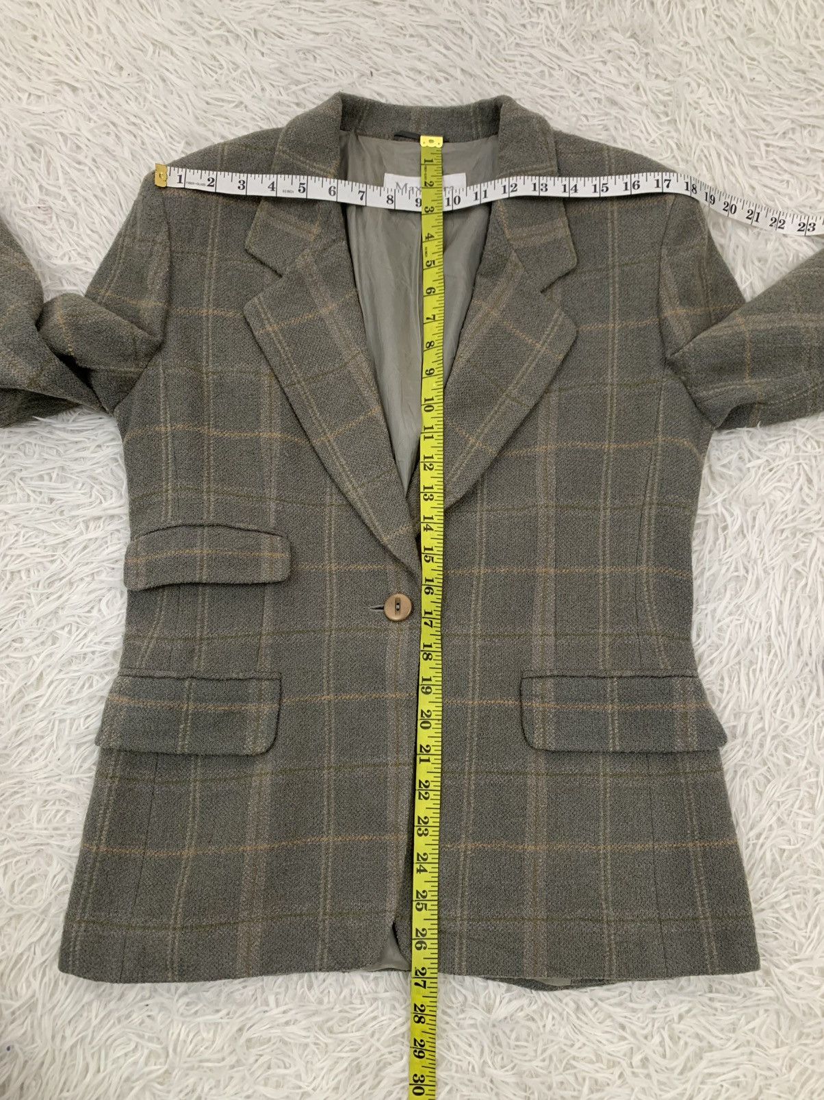 Max Mara Woman Checkered MaxMara Coat Made in Italy Size M / US 6-8 / IT 42-44 - 5 Thumbnail
