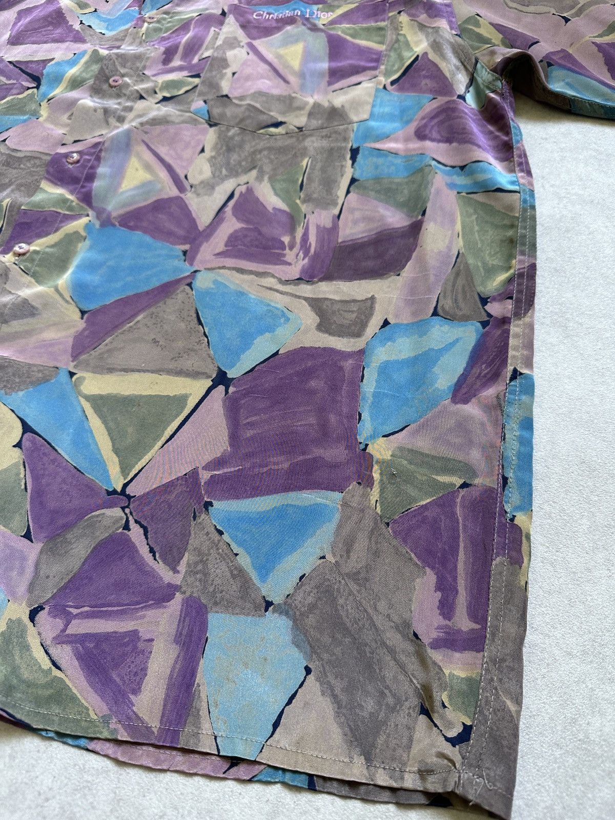 Christian Dior Monsieur Vintage Christian Dior abstract art bootleg shirt Size US XL / EU 56 / 4 - 4 Thumbnail