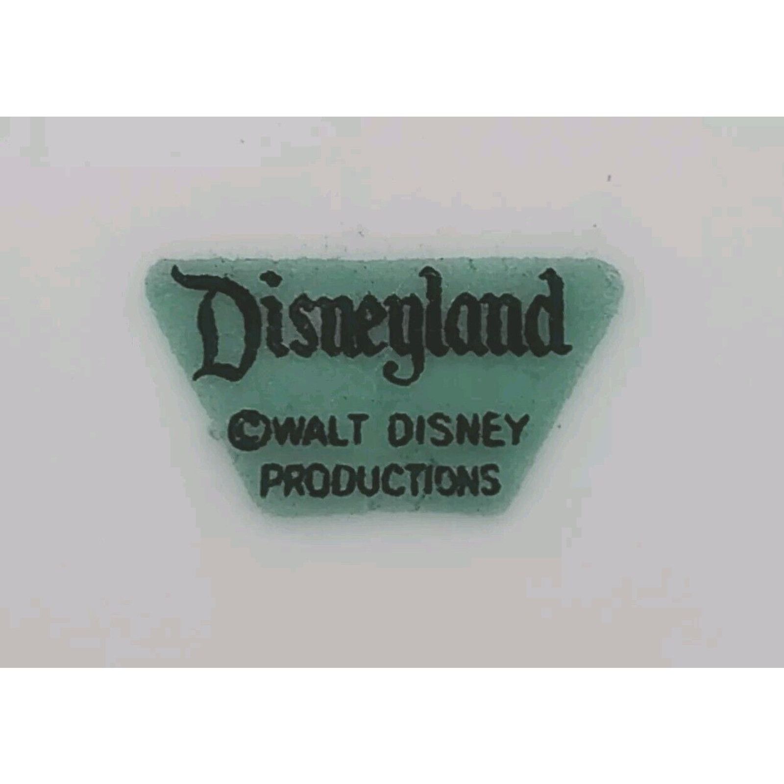 Disney VINTAGE* Disneyland Productions Plate 1960s Castle Porcelain Size ONE SIZE - 4 Thumbnail
