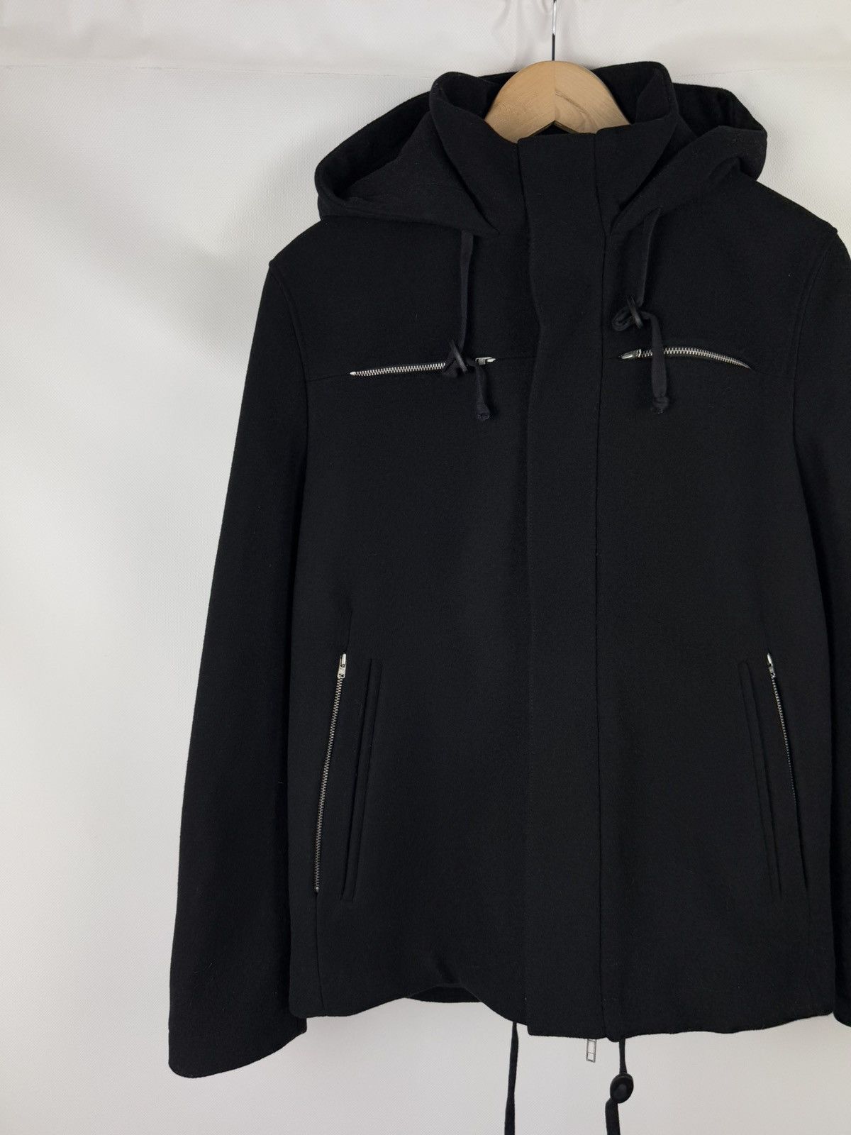 Cos Cos Men’s Wool Hooded Full Zip Jacket Size 50 Size US M / EU 48-50 / 2 - 2 Thumbnail