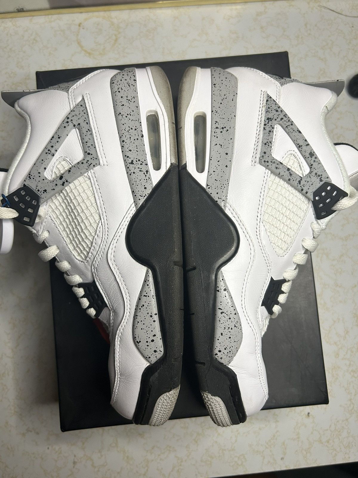 Jordan Brand Air Jordan 4 Retro OG white cement Size US 9 / EU 42 - 3 Thumbnail
