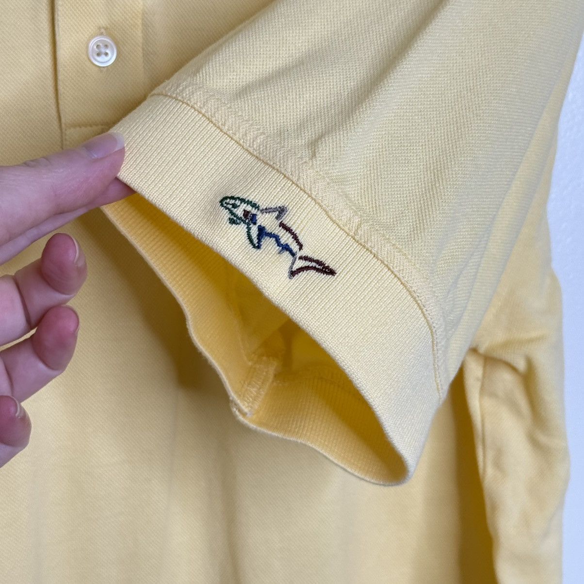 Greg Norman Greg Norman Pittsburgh Steelers Polo Shirt Yellow MLarge Size US L / EU 52-54 / 3 - 4 Thumbnail