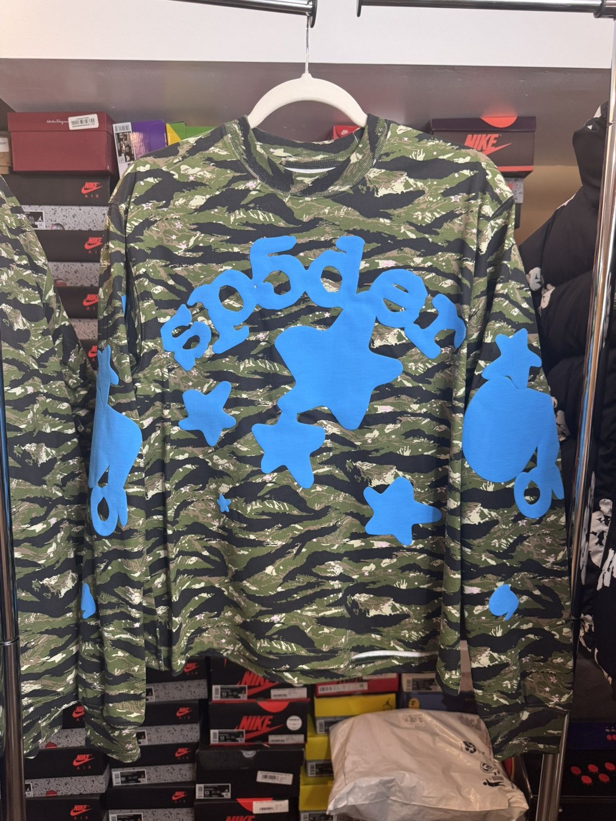 Sp5der Sp5der Beluga Tiger Camo Long-sleeve Tee - Size XS Size US XS / EU 42 / 0 - 2 Thumbnail