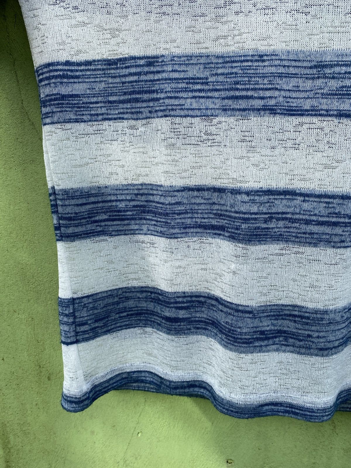 Takeo Kikuchi Takeo Kikuchi The Shop TK Blue White Stripe Knit Casual Tee Size US L / EU 52-54 / 3 - 5 Thumbnail