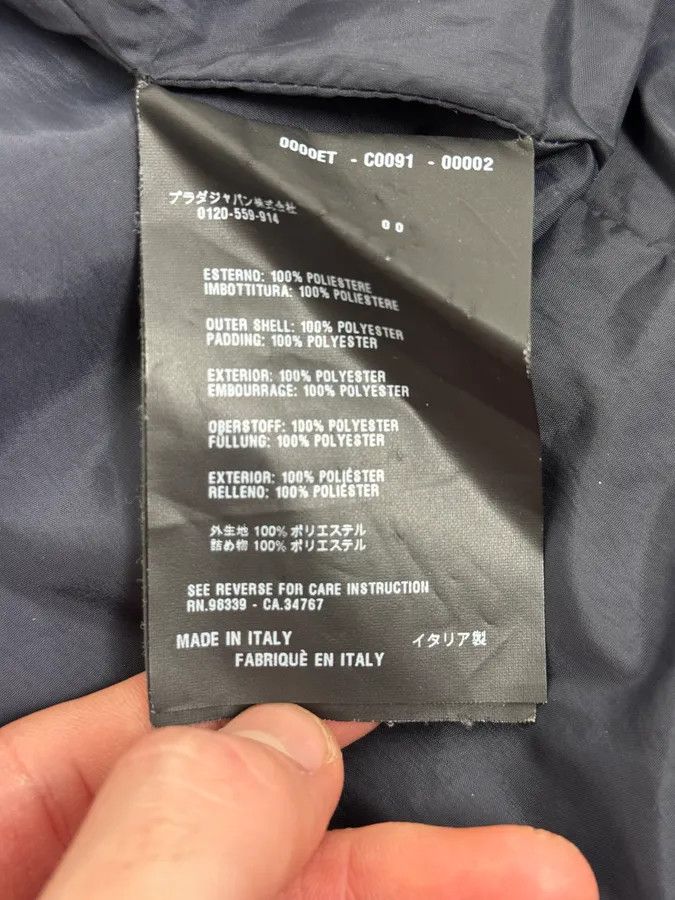 Prada 2000s Prada Navy Linea Rossa Windbreaker Jacket Size US M / EU 48-50 / 2 - 11 Thumbnail