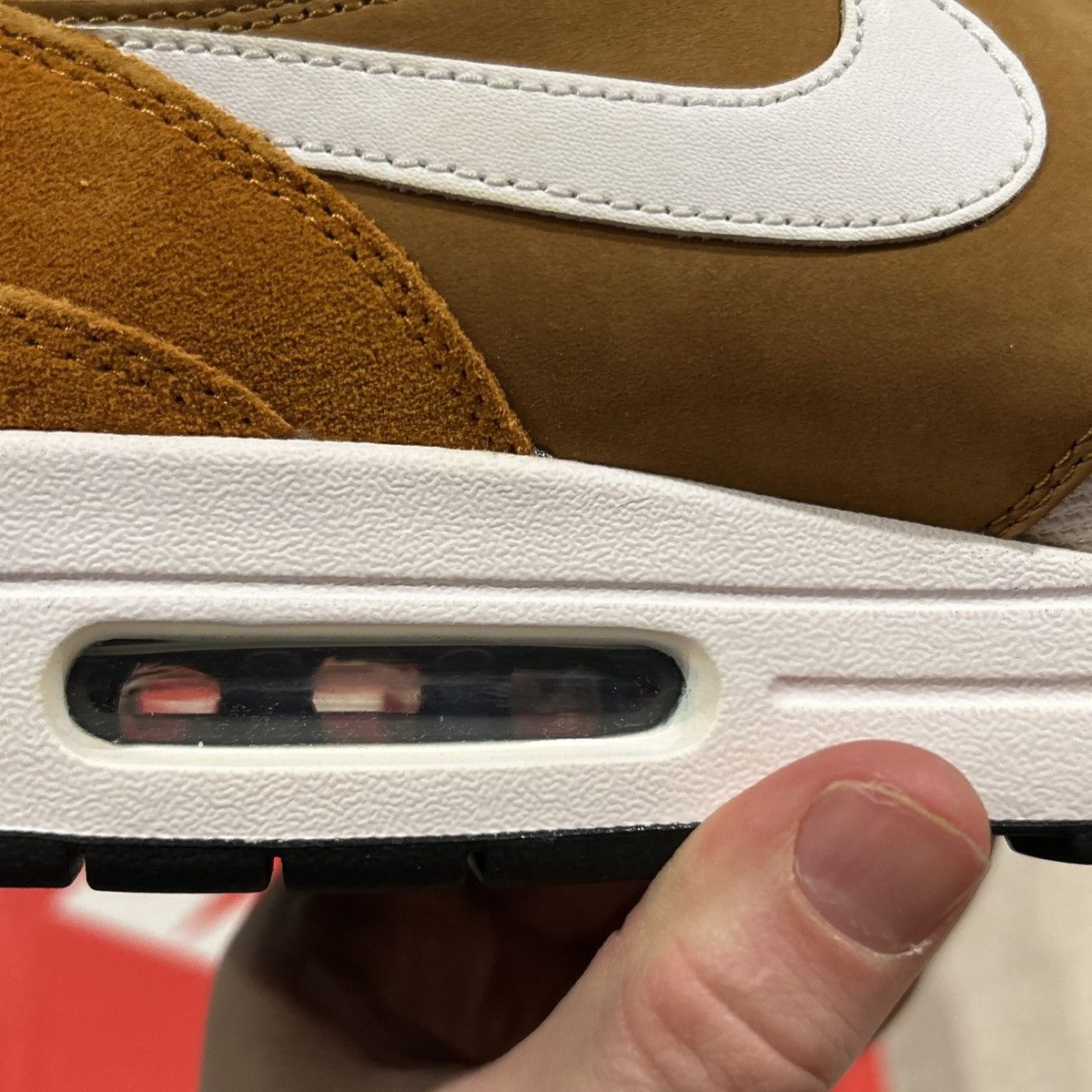 Nike Size 11.5 - Nike Air Max 1 Premium Retro Curry 2018 Size US 11.5 / EU 44-45 - 4 Thumbnail