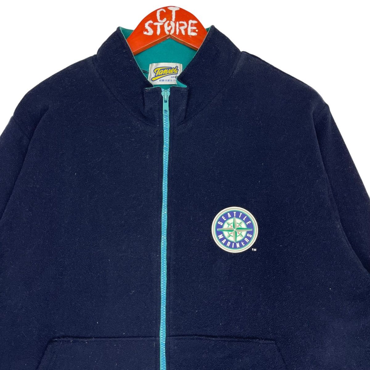 MLB MLB Seattle Marines Fleece Sweater Size US L / EU 52-54 / 3 - 3 Thumbnail