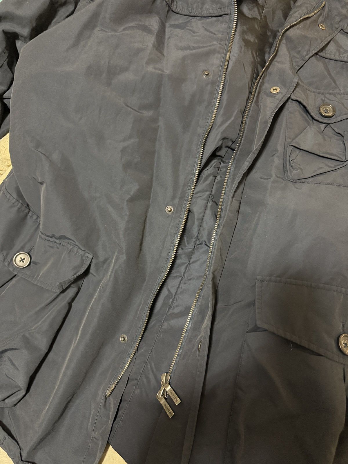 Jil Sander Vintage Jil Sander Mens Runway Techno Taffeta Coat size S4 Size US XL / EU 56 / 4 - 6 Thumbnail