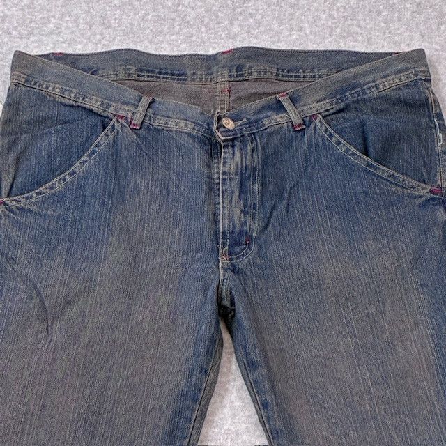 Vintage Zune Men's Moto Flare Jeans Size US 38 / EU 54 - 3 Thumbnail