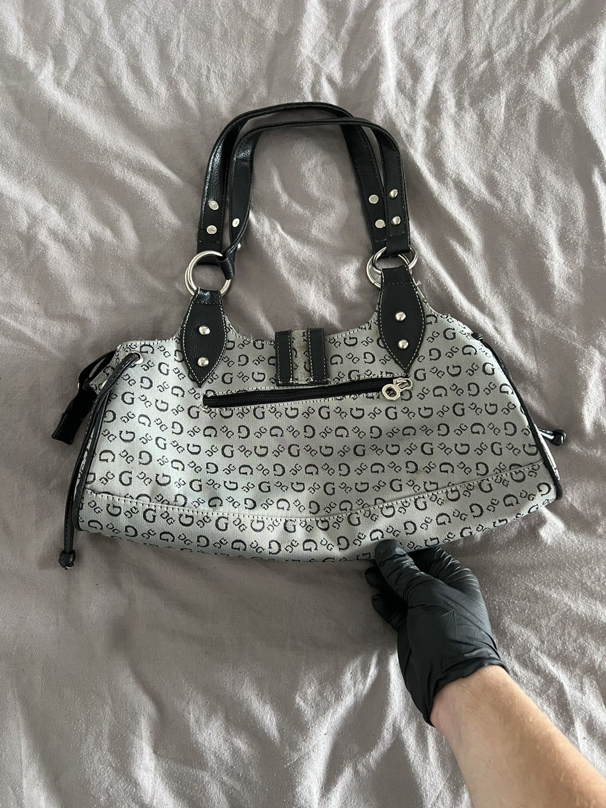 Guess Vintage Guess Y2k Bag Monogram Avantgarde Size ONE SIZE - 7 Thumbnail
