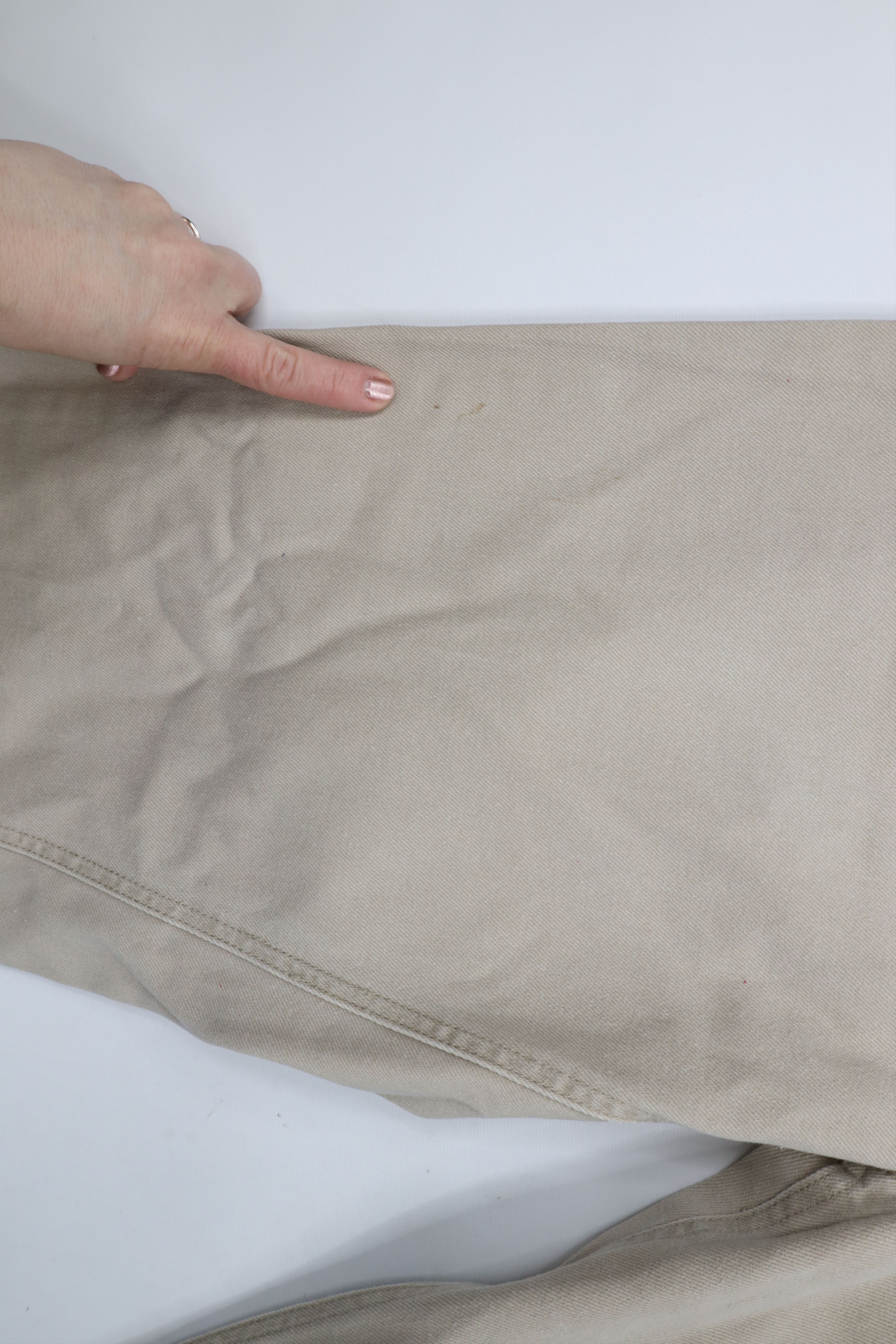 Cabelas × Vintage Vintage 90s Cabelas Straight Leg Denim Jeans Beige Cotton Size US 36 / EU 52 - 7 Thumbnail