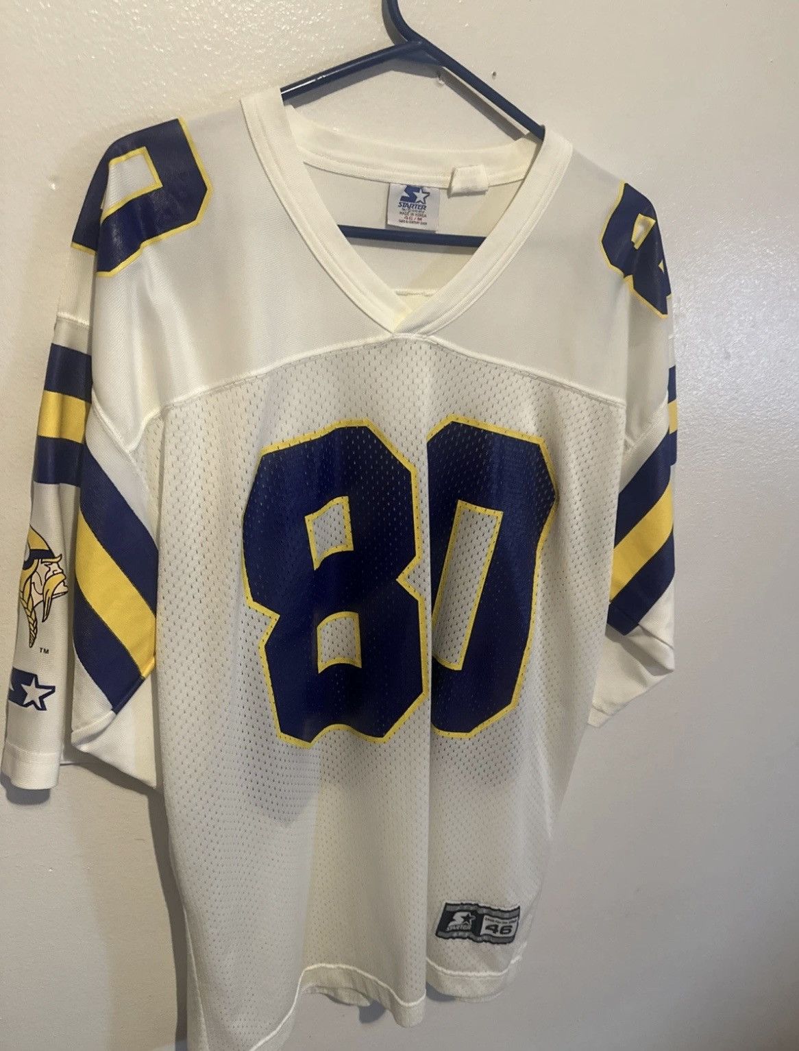 Starter Vintage Cris Carter Minnesota Vikings Jersey Starter Size 46 Size US L / EU 52-54 / 3 - 1 Thumbnail