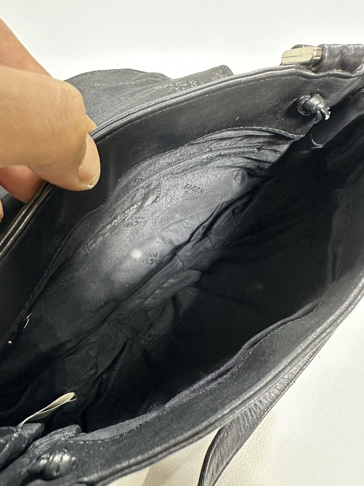 Yohji Yamamoto Ysaccs By Yohji Yamamoto Leather hobo Bag Size ONE SIZE - 15 Thumbnail